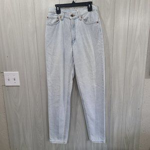 Vintage Red Tag Womens Levis Acid Wash Tapered Leg Size 8 M Made In USA